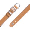 Doggie Konfor Deri Köpek Boyun Tasması Medium Camel 3x42-50 Cm