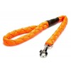 Doggie Örgülü Dokuma Köpek Gezdirme Tasması Medium Turuncu 3x100 Cm