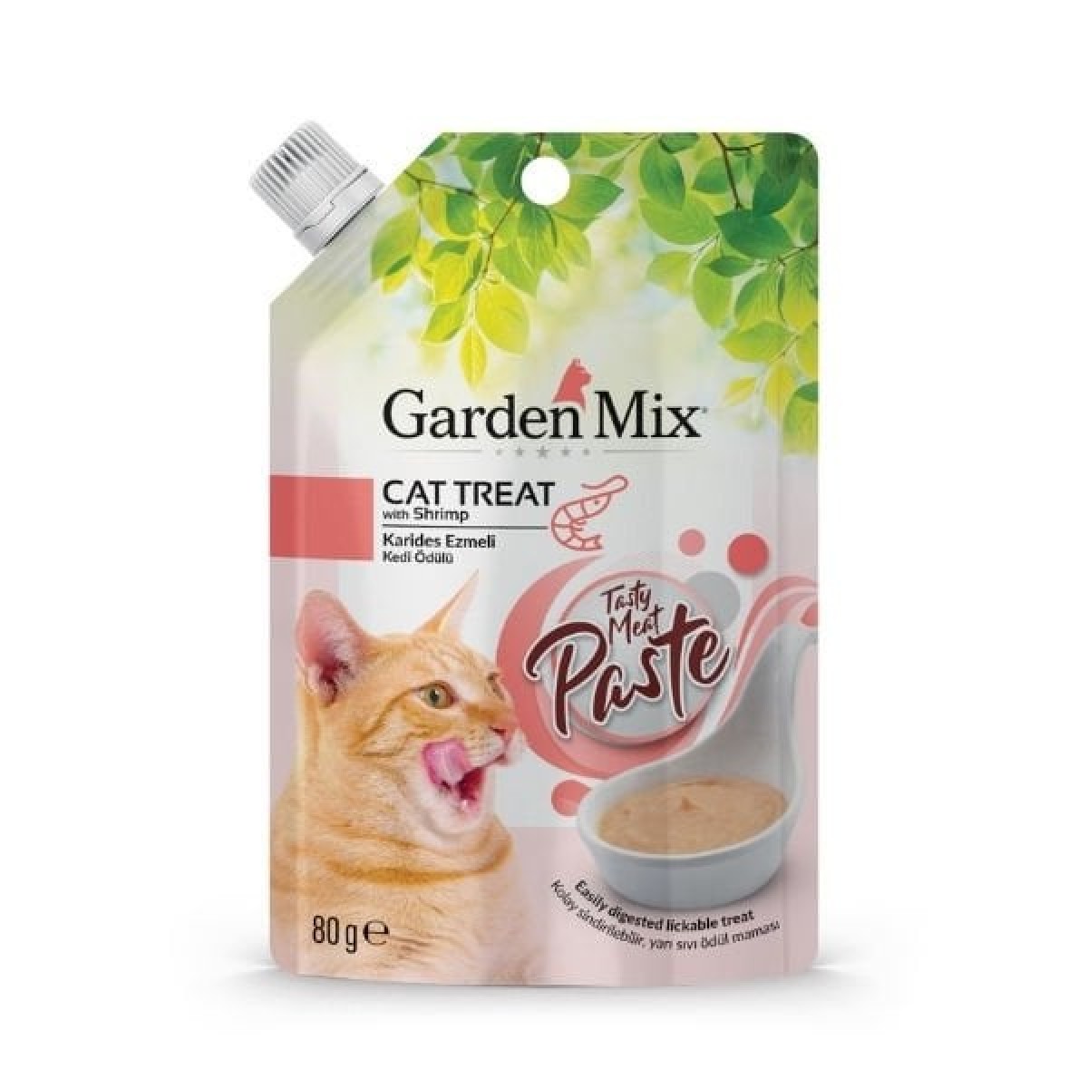Garden Mix Tavuk ve Karides Ezme Sıvı Kedi Ödül Maması 80 Gr