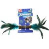 Gigwi Johnny Stick Doğal Çift Taraflı Yeşil Tüylü Kedi Oyuncağı