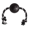 Kong Extreme Top İp Sallantılı Sesli Sert Plastik Köpek Oyuncağı Large Siyah