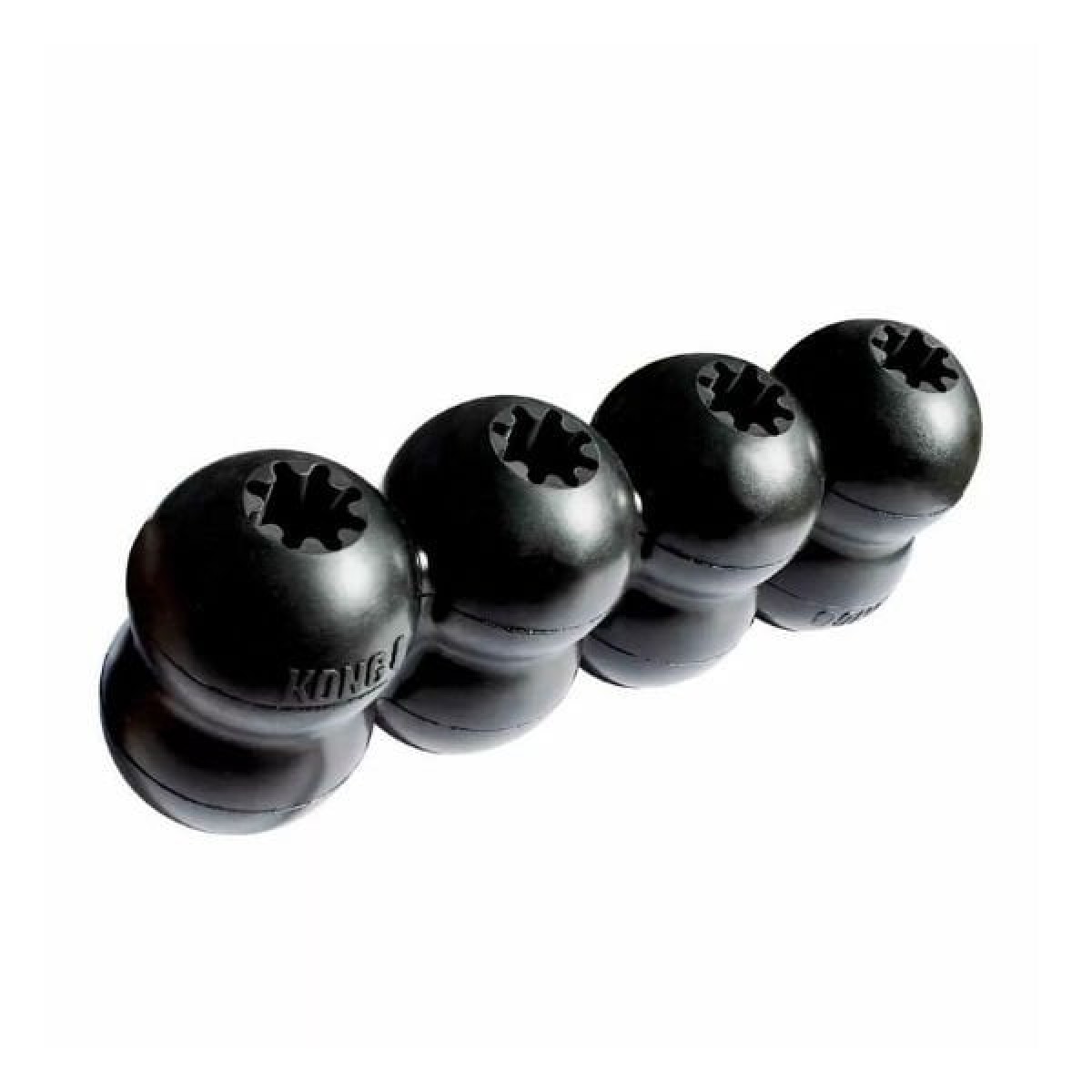 Kong Goodie Ribbon Çoklu Top Şeklinde Köpek Oyuncağı Medium Siyah