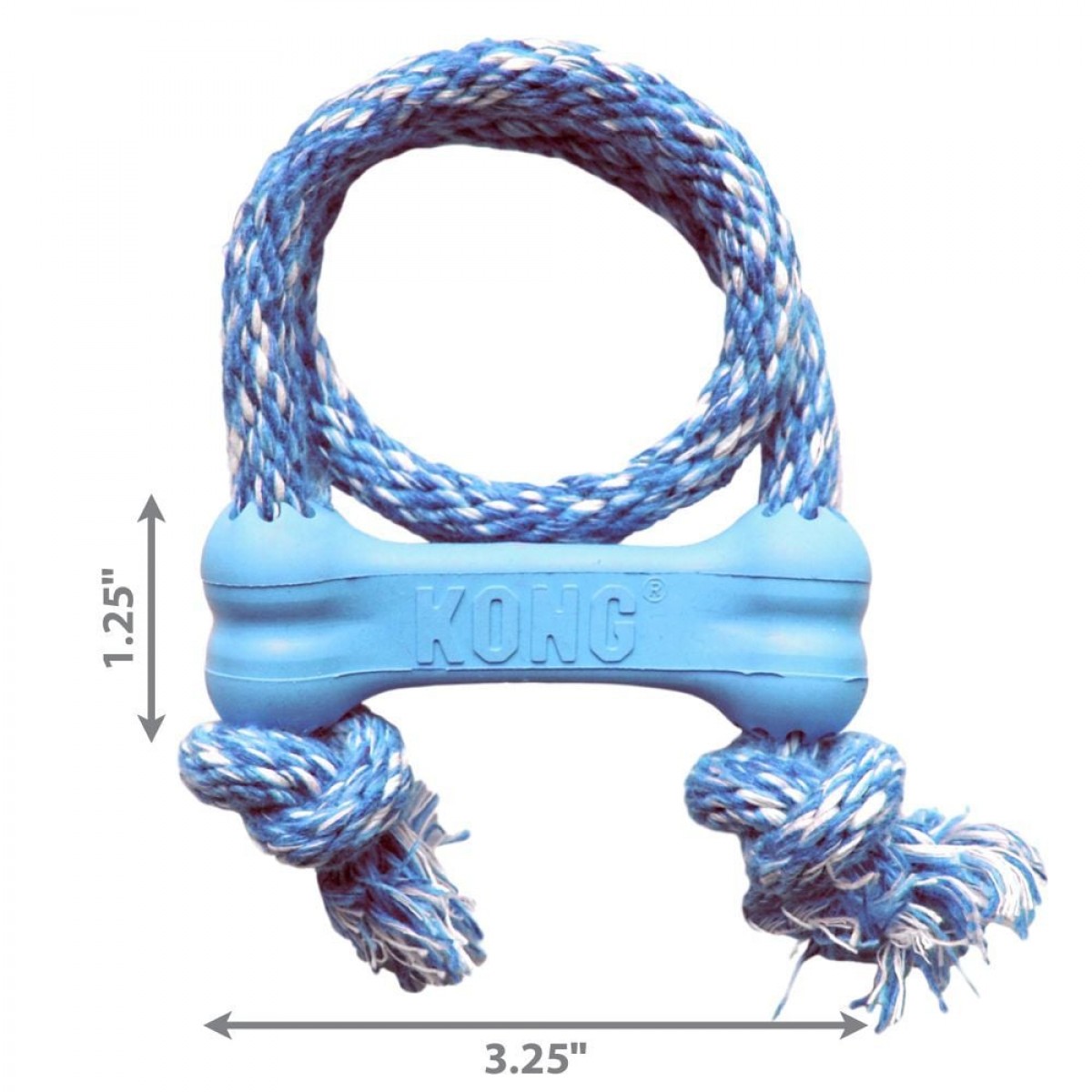Kong Yavru Köpek Diş Oyuncağı Small Mavi/Pembe