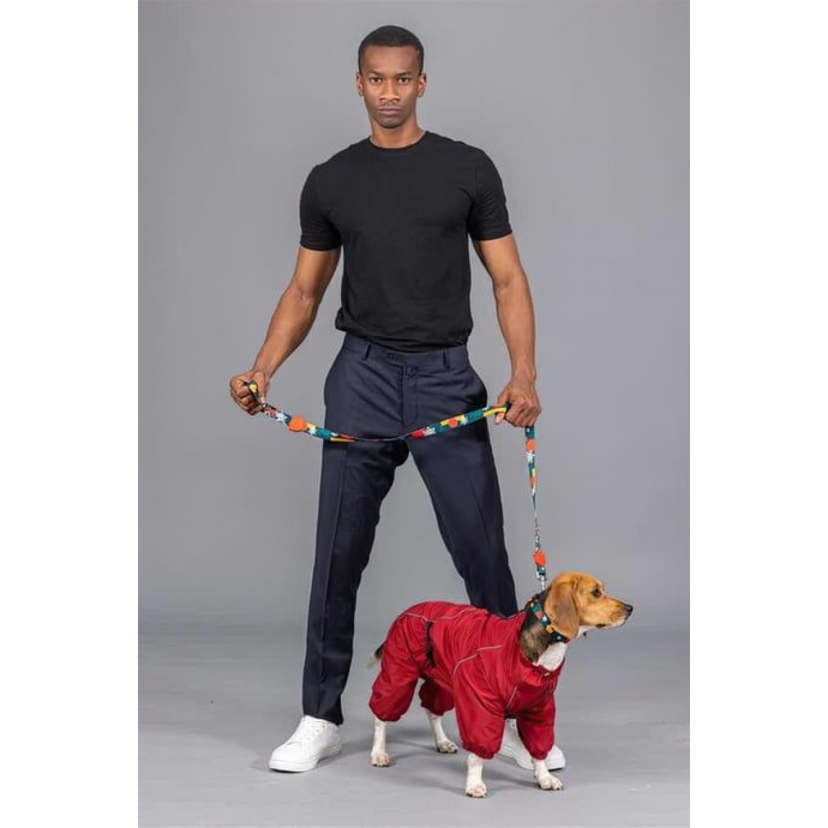 Lindo Dogs Quattro Nova Köpek Yağmurluğu Kırmızı Beden 2