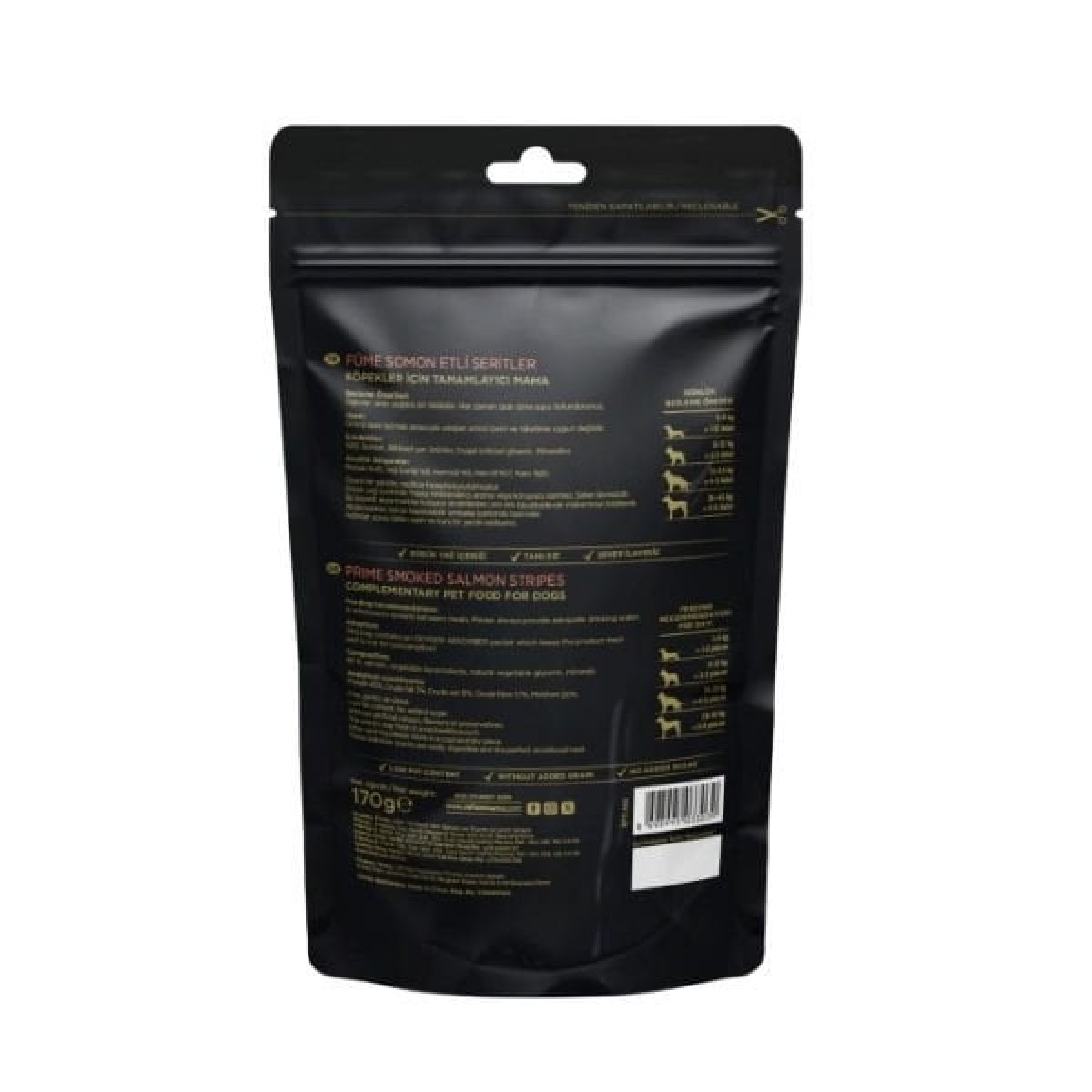 Reflex Snackies Natural Füme Somon Etli Şerit Köpek Ödül Maması 170 Gr