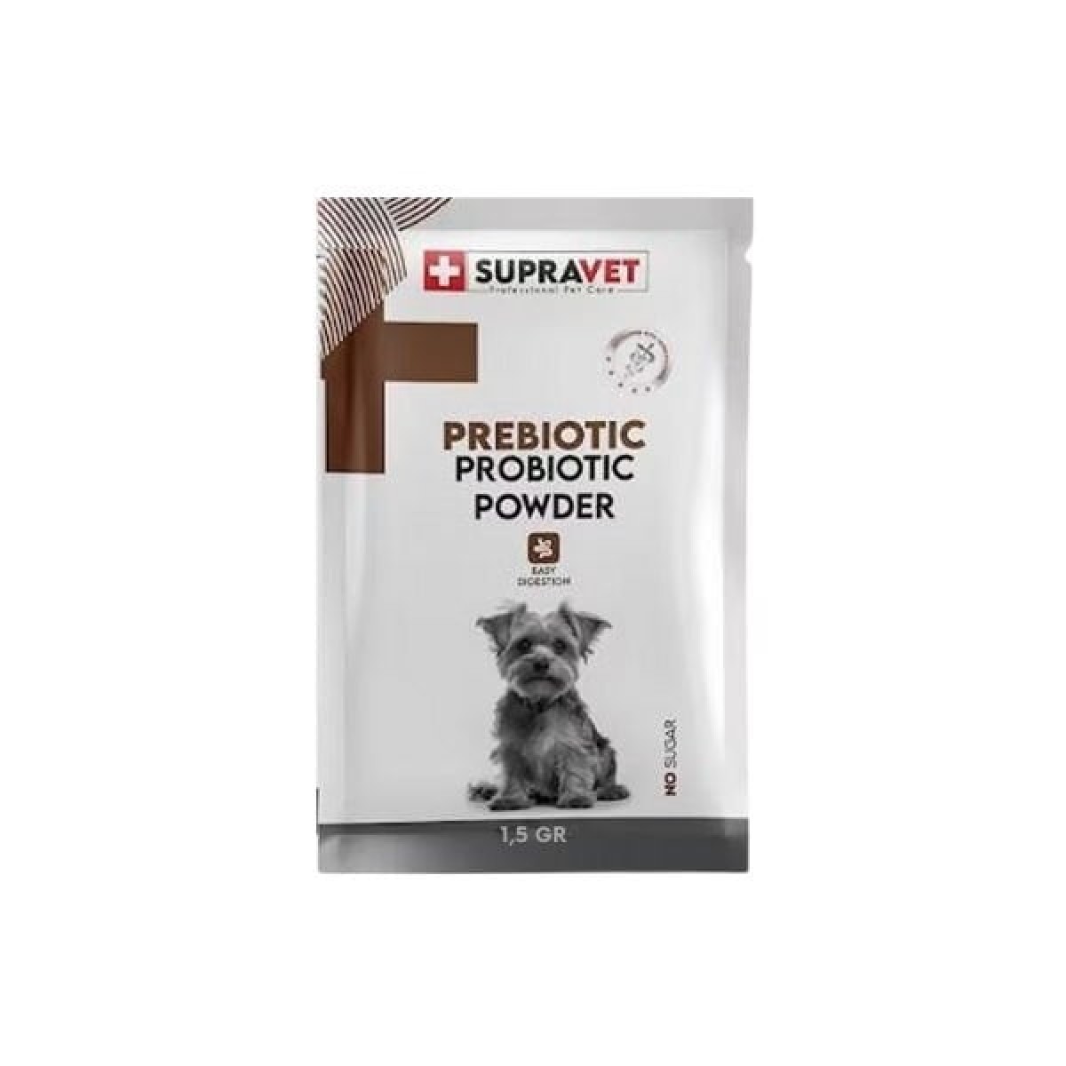 Supravet Bağışıklık Güçlendirici Köpekler için Toz Probiyotik ve Prebiyotik Takviyesi 1,5 Gr