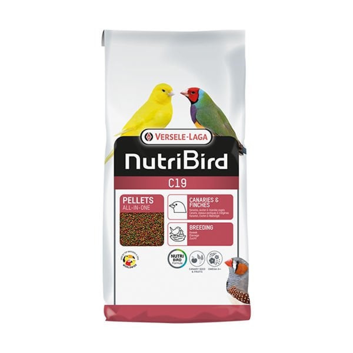 Versele Laga Nutribird C19 Pelet Kanarya Yemi 3 Kg